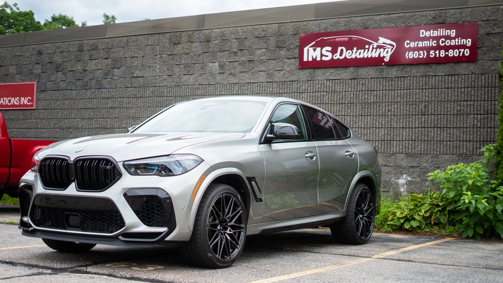 BMW X6 M at IMS Detailing shop in Hooksett NH